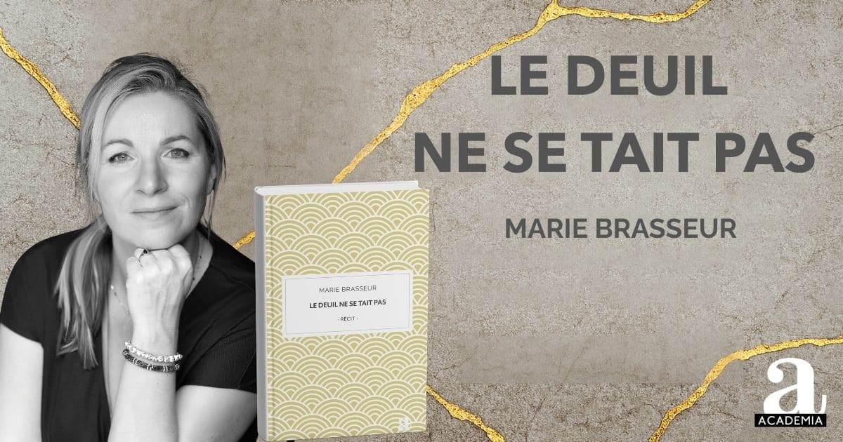 Livre de Marie Brasseur "Le deuil ne se tait pas" - éditions academia