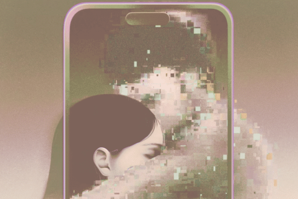 Représentation d’un avatar numérique permettant de dialoguer avec une personne décédée grâce à l’IA